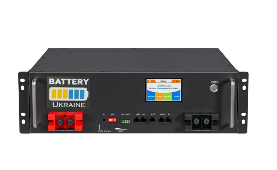 Літій-залізо-фосфатна акумуляторна батарея 51.2V 100Ah (потужність 5120Вт) (Rack Type) тм. Battery Ukraine